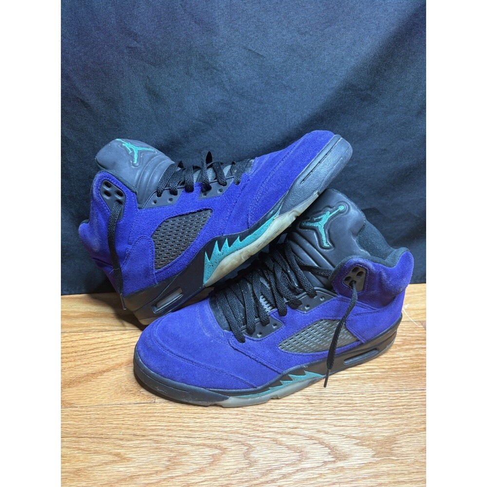 Size 11 Jordan 5 Retro Alternate Grape 2020 Sneakers Shoes Purple Authentic Mens